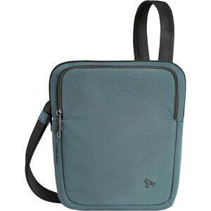 ‎ Women's Slate Blue Anti-theft the Voyages Slim Crossbody Imported Zipper